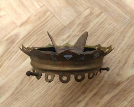 Supprot de verre pour lampe