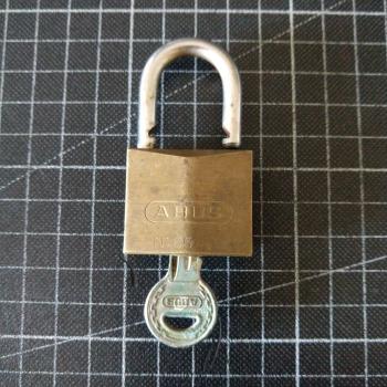Cadenas ABUS avec sa clé